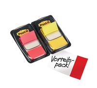 Post-It Marque-Pages, Moyen, Rouge et Jaune, 100 Marque-Pages (25.4 mm x 43.2 mm