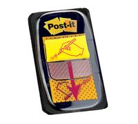 Post-it marqueur adhésif Index symbole "signature" jaune 50 feuilles