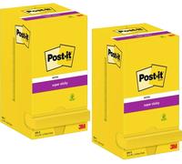 Post-it Note adhésive 654SSCYP12+12 76 mm x 76 mm jaune 24 pc(s)