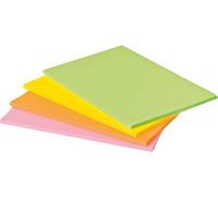 Post-it Note adhésive 7100043258 203 mm x 152 mm vert fluorescent, orange fluorescent, rose ultra,