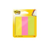 Post-it Note Markers 100 each of Neon Yellow - Pink and Lime Green Ref 6713 Pin