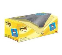 Post-it Notes autocollantes – Pack promo 20 blocs, 100 feuilles par bloc, 76×76 mm, jaune pastel