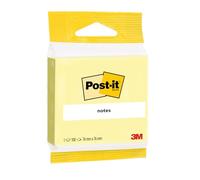 Post-it Notes autocollantes 76 x 76 mm – 100 feuilles – Jaune pastel