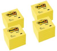 Post-it notes adhésives 76 x 76 mm jaune 24 blocs à 100 feuilles