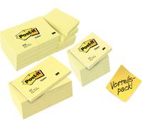 Post-it notes adhésives 76 x 76 mm jaune 5 + 1