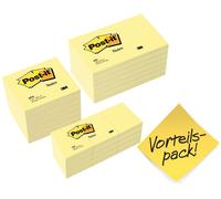 Post-it notes adhésives jaune pack avantage