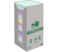 Post-it notes adhésives Recycling Notes 76 mm x 76 mm couleur 16 blocs de 100 feuilles