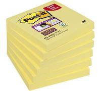Post-it notes adhésives Super Sticky Notes 47,6 x 47,6 mm 8+4