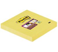 Post-it notes adhésives Super Sticky Notes 76 x 76 mm jaune canari 1 bloc à 90 feuilles