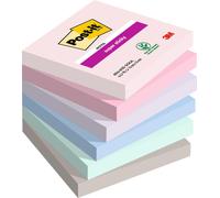 Post-it notes adhésives Super Sticky Notes 76 x 76 mm Soulful 6 blocs de 90 feuilles chacun