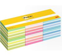 Post-it Notes Autocollantes Cube, Couleurs Assorties, 6 Blocs, 450 Feuilles par Bloc, 76 mm x 76 mm, Orange, Bleu, Vert, Rose - Feuillets Adhésifs pour Prise de Notes, Listes de Tâches et Rappels