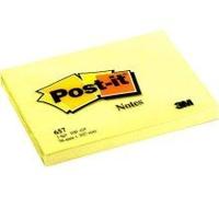 Post-it Notes autocollantes repositionnables 102 x 76 mm Jaune canari - 100 feuilles