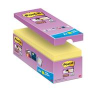 Post-It Pack Avantages 16 Blocs Dont 2 Offerts Notes Super Sticky Jaune - 76 X 76 Mm