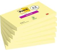 Post-it Notes Autocollantes Super Sticky, 76 mm x 127 mm, 90 Feuilles par Bloc, 4 Blocs + 2 GRATUITS, Jaune Pastel - Feuillets Super Adhésifs pour Prise de Notes, Listes de Tâches et Rappels