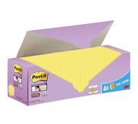 Post-it Bloc-notes Super Sticky 76 x 76 mm Jaune canari 20+4 blocs, 90 feuilles par bloc