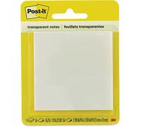 Post-it Notes repositionnables transparentes 73 x 73 mm - Bloc de 36 feuilles