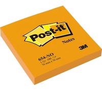 Post-it® Notes, orange, 76 mm x 76 mm, 100 feuilles/bloc, 100% PEFC, SGSCH-PEFC-COC-110078 | 1 pièce