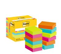 Post-it Notes autocollantes Poptimistic – pack 12 blocs, 100 feuilles/bloc – 38×51 mm