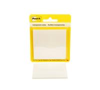 Post-it Notes repositionnables transparentes 73 x 73 mm - Bloc de 36 feuilles