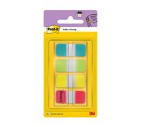 Post-it Marque-pages rigides mini – Blister 40 onglets – Couleurs classiques