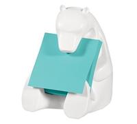 Post-It Pop-Up Note Dispenser For 3 In X 3 In Notes, Bear Design, White