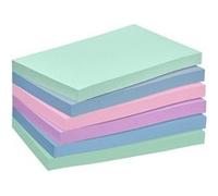post-it post-it bloc-note adhésif recycling, 127 x 76 mm, 6 couleurs noir Noir G