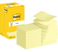 Post-it Z-Notes notes adhésives 76 x 76 mm jaune