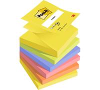 Post-it Notes repositionnables Z-Notes 76 x 76 mm - Assorties Néon - Lot 12 blocs de 100 feuilles