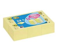 Post-It Sticky Notes - Post-It - 654y - Lot De 36 Blocs - 100 Feuilles - 76 X 76 Mm - Jaune