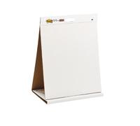 Post-it Super Sticky, bloc-notes pour chevalet de table, blanc, 58,4 cm x 50,8 cm, 20 feuilles/bloc, 6 blocs/lot, 100 % PEFC, SGSCH-PEFC-COC-110078
