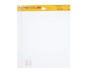 Post-it Super Sticky Chevalet de Réunion Adhésif 40 Feuilles + 8 languettes | Paperboard Autocollant pour Brainstorming, Planification et Présentations ; Feuilles Super Adhésives et Repositionnables
