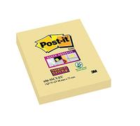 Post-it Super Sticky Lot de 12 Notes repositionnables 47,6 x 76 mm Jaune