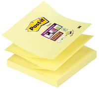 Post-it Super Sticky Lot de 12 Notes repositionnables 76 x 76 mm Jaune