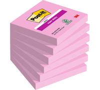 Post-it® Super Sticky notes adhésives extra-fortes rose 6 blocs