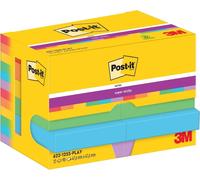 Post-it Super Sticky Notes notes adhésives 47,6 x 47,6 mm 12 blocs dans un distributeur en carton