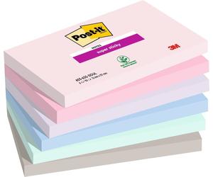 Post-it Super Sticky Notes Soulful Color Collection, Pack of 6 Pads, 90 Sheets p