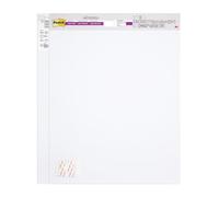 Post-it Super Sticky Paperboard, Pack de 2 Blocs + 8 Languettes Command | Papier 100% Recyclé | 58,4 cm x 50,8 cm | Bloc Paperboard Auto-Adhésif pour Brainstorming, Planification et Présentations