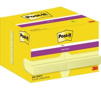 Post-it® SuperSticky 656-12SSCY bloc-notes repositionnables Super Sticky - 48 x 73 mm, jaune, 12x 90 feuilles carton