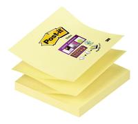 Post-it® SuperSticky R330-12SS-CY Post-it® Super Sticky Z-Notes - 76 x 76 mm, jaune, 12x 90 feuilles