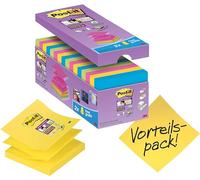 Post-it super sticky r330s16 lot de 16 blocs de post-doctorat a 90 pages - 76 x 76 mm (bleu jaune rose vert