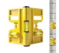 Post Level - Outil réglable pliable magnétique | Dispositif de nivellement multi-angles pour installation de portes et fenêtres, construction de plafonds, réparation de sols, fixation sur