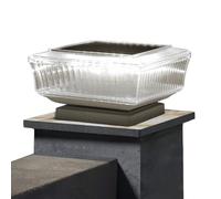 Post Lights Solar, Deck Lighting Set, Waterproof Led Lamp, Patio Garden Lighting, Fence Gate Accessory, Path Staircase Illumination, Backyard Pool Decor for Driveway Balcony Garden