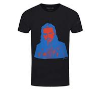 Post Malone - T-Shirt # L Unisex Black # Red & Blue Photo [Import]