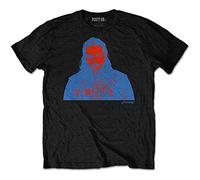 Post Malone - T-Shirt # XXL Unisex Black # Red & Blue Photo [Import]