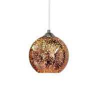 Post Moderne 3D Coloré Feux D'artifice Lustre En Verre, Feux D'artifice Art Suspension Goutte De Pluie Bar Personnalité Suspension Creative Montage pour Loft Bureau À Domicile Restaurant Salle