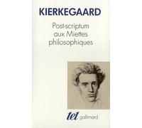 Post-scriptum aux miettes philosophiques