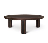 Ferm Living Post Lines Table Basse Large en Chêne Fumé
