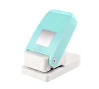 Postage Stamp Punch Lever Action Craft Punch for Paper, Create Vintage Stamps for Scrapbooking DIY Square
