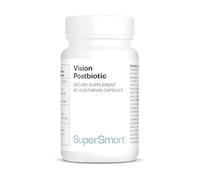 Postbiotique pour la Vision Breveté - Vegan - Sans excipients - SuperSmart | Lutte contre la Fatigue Visuelle - Protection des yeux de la lumière bleu - Soutenu par des études scientifiques