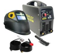 STANLEY - Poste à souder 160 Ampères Soudure MMA/Tig lift 1.6 à 4 mm + Cagoule de Soudure Automatique 9/13